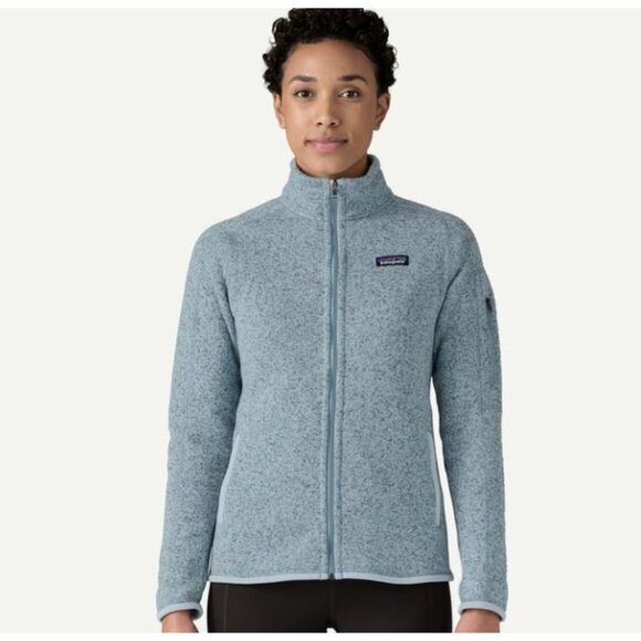 Patagonia Women's Better Sweater Fleece Jacket Full Zip Fleck Blue Size XS - Picture 1 of 8